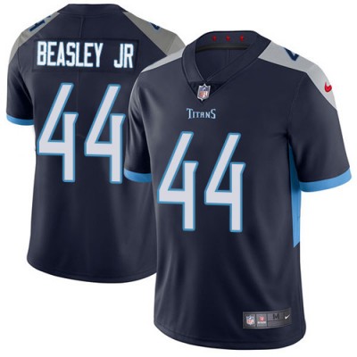 Nike Tennessee Titans #44 Vic Beasley Jr Navy Blue Team Color Men's Stitched NFL Vapor Untouchable Limited Jersey Men's